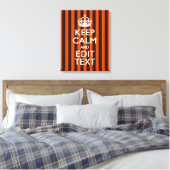 Burnt Orange personalisieren Sie diesen Behalt von Leinwanddruck (Insitu (Schlafzimmer))