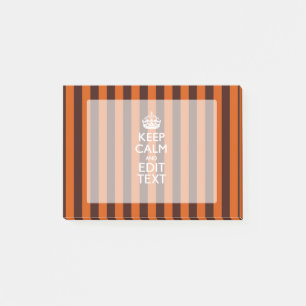 Burnt Orange personalisieren Sie diesen Behalt von Post-it Klebezettel