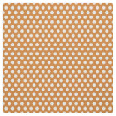 Burnt Orange Polka Dots Stoff (Muster)