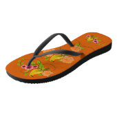 Burnt Orange Pool Beach Badesandalen (Schrägansicht)