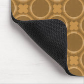 Burnt Orange Quirky Charm Mousepad (Ecke)