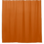 Burnt Orange Rust Housewarming Party Gift ihm Duschvorhang (Vorderseite)