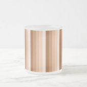 Burnt-Orange-Schattenstreifen Mattglastasse (Mittel)