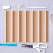 Burnt-Orange-Schattenstreifen Seidenpapier (Handwerk)