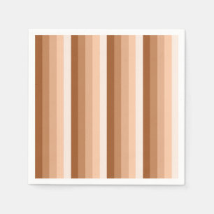 Burnt-Orange-Schattenstreifen Serviette