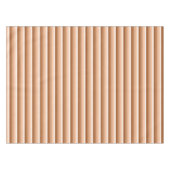 Burnt-Orange-Schattenstreifen Tischdecke (Vorderseite (Horizontal))