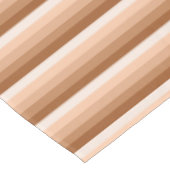 Burnt-Orange-Schattenstreifen Tischdecke (Schrägansicht)