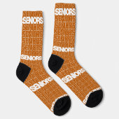 Burnt Orange Seniors Seniors Seniors Socks Socken (Rechts)