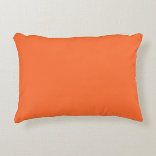 Burnt Orange Solid Color Dekokissen