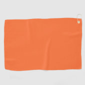 Burnt Orange Solid Color Golfhandtuch (Horizontal)