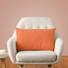 Burnt Orange Solid Color Lendenkissen