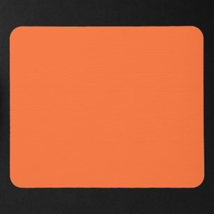 Burnt Orange Solid Color Mousepad