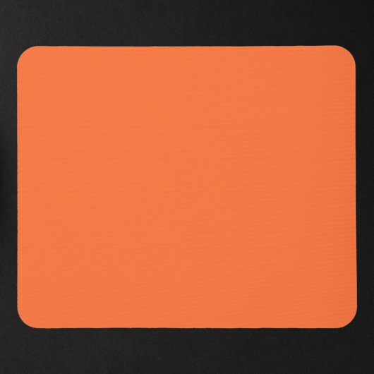 Burnt Orange Solid Color Mousepad