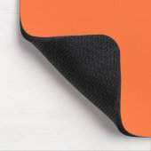 Burnt Orange Solid Color Mousepad (Ecke)