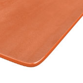 Burnt Orange Solid Color Schneidebrett (Ecke)