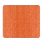 Burnt Orange Solid Color Schneidebrett (Vorderseite)