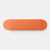 Burnt Orange Solid Color Skateboard (Horizontal)