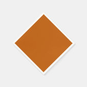 Burnt Orange Standard Cocktail Paper Napkin Serviette (Ecke)