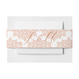 Burnt Orange Sunrise Mandala Summer Hochzeit im He Einladungsbanderole