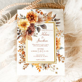 Burnt Orange Terracotta Garden Einladung