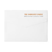 Burnt Orange Texas JOY Holiday (Rückseite)