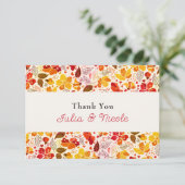 Burnt Orange Tropical Hibiskus Florals Wedding (Stehend Vorderseite)