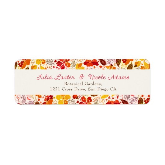 Burnt Orange Tropical Hibiskus Florals Wedding (Vorne)