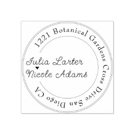 Burnt Orange Tropical Hibiskus Florals Wedding Gummistempel