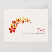 Burnt Orange Tropical Hibiskus Florals Wedding
