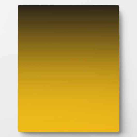 Burnt Orange Two Tone Fotoplatte (Vorderseite)