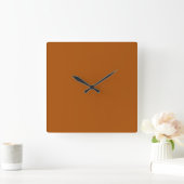 Burnt Orange Uhr (Zuhause)