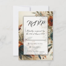 Burnt Orange und Blue Fall Blume Hochzeit