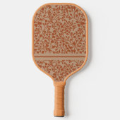 Burnt Orange Vines Pickleball Schläger (Rückseite)