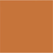 Burnt Orange (Vollfarbe) Aufkleber (Vorderseite)