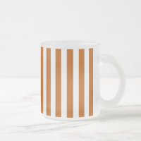 Burnt-orange-weiße Süßigkeiten Streifen