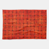 Burnt Orange Woven Together Geschirrtuch (Horizontal)
