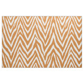 Burnt Orange Zebra Print Large Scale Stoff (Yard (91,4 cm))