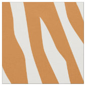 Burnt Orange Zebra Print Large Scale Stoff (Nahaufnahme)