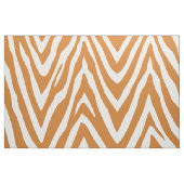 Burnt Orange Zebra Print Large Scale Stoff (Fat Quarter (45,7 x 55,9 cm))