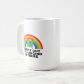 Burnt Out But Hanging In There Kaffeetasse (Vorderseite Links)