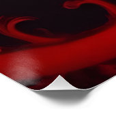 Burnt Out Souls glossy poster (Ecke)