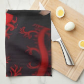 Burnt Out Souls kitchen towel Geschirrtuch (Viertel Falte)