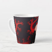Burnt Out Souls latte mug Milchtasse (Linke Ecke)