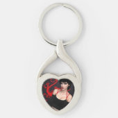 Burnt Out Souls metal keychain Schlüsselanhänger (Vorderseite)