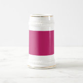Burnt Pink Beer Stein Bierglas (Mittel)