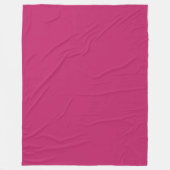 Burnt Pink Fleece Blanket (Vorderseite)