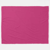 Burnt Pink Fleece Blanket (Vorderseite (Horizontal))