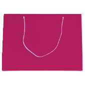 Burnt Pink Große Geschenktasche Geschenktüte (Vorderseite)