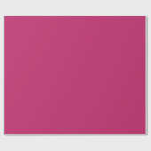 Burnt Pink Matte Wrapping Paper Geschenkpapier (Flach)