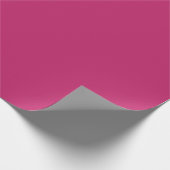 Burnt Pink Matte Wrapping Paper Geschenkpapier (Ecke)